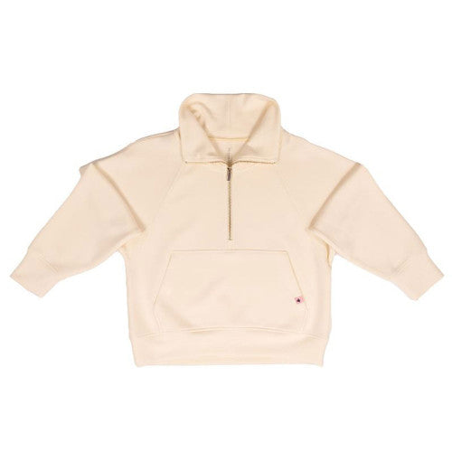 Pink Quarter Zip with Gold Zipper (pictured above is white, we have the pink)