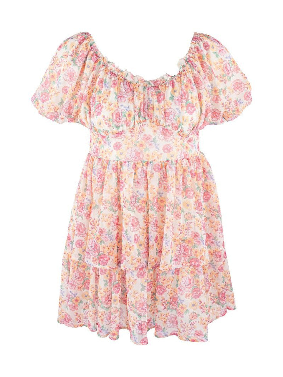 “Lily” Tiered Mini Dress