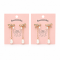 Bow Pearl Earrings