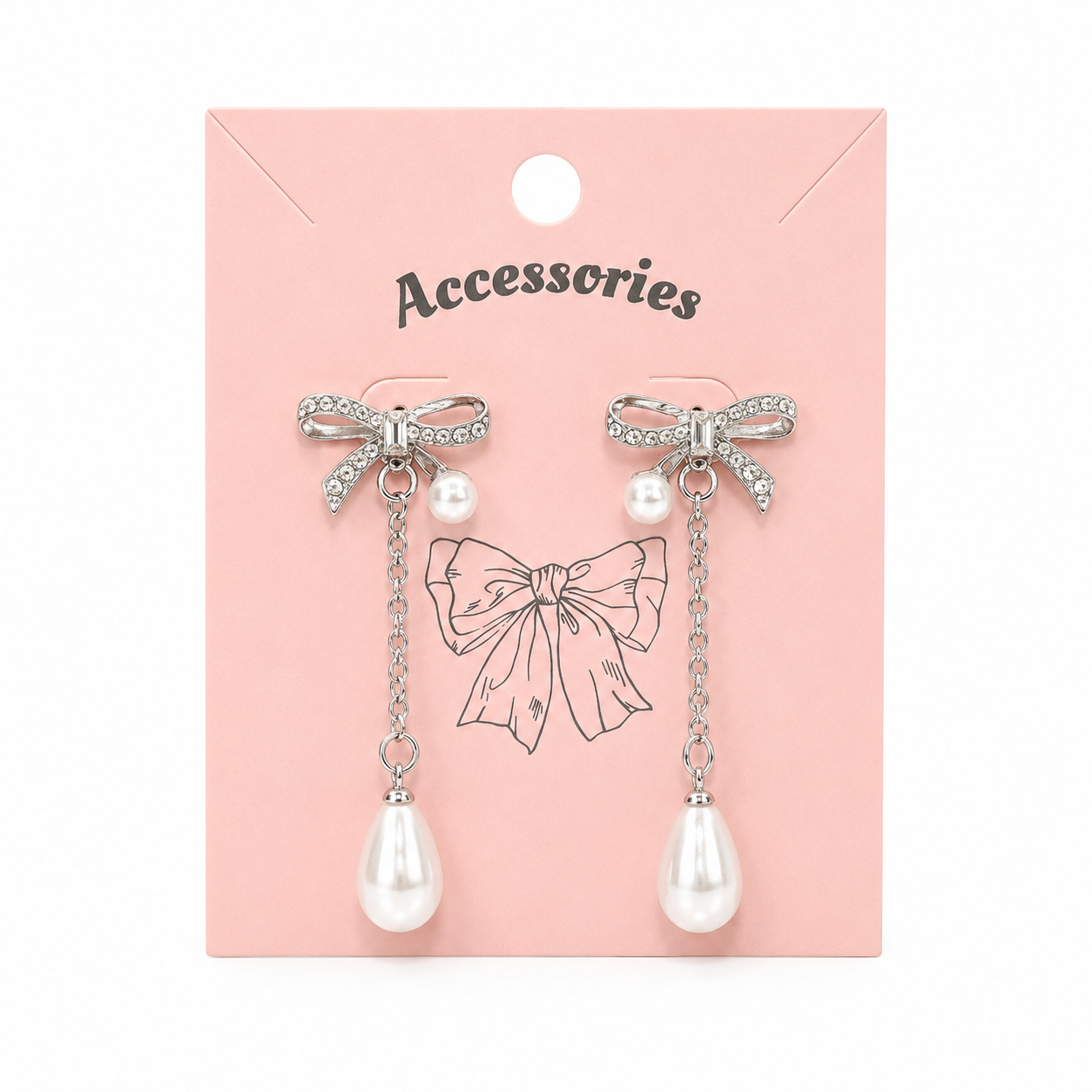 Bow Pearl Earrings